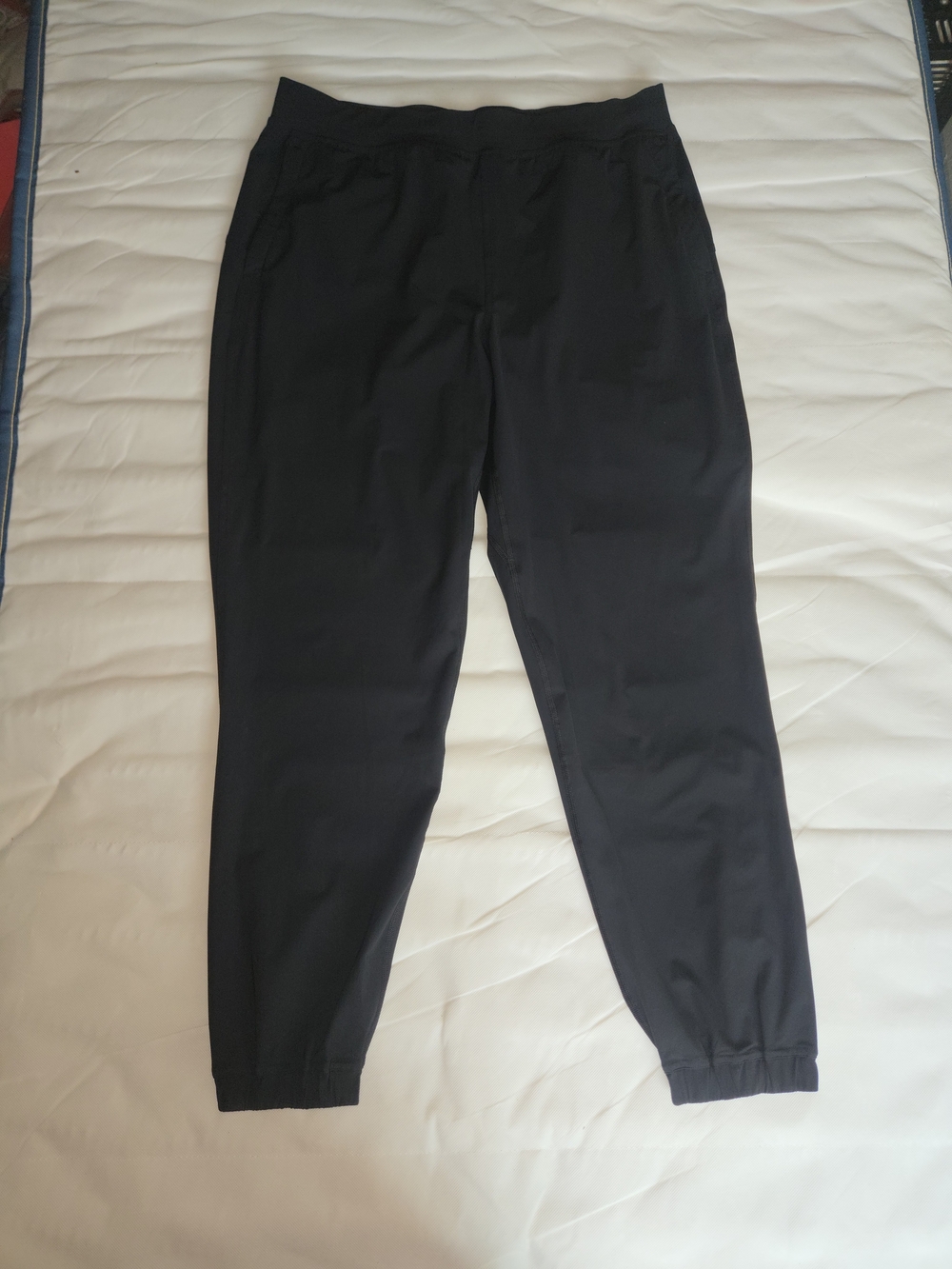 Lululemon Adapted State High Rise Jogger Pants Black Size 12 Ankle Zip Athletic